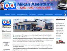 Tablet Screenshot of mikanasentamo.fi